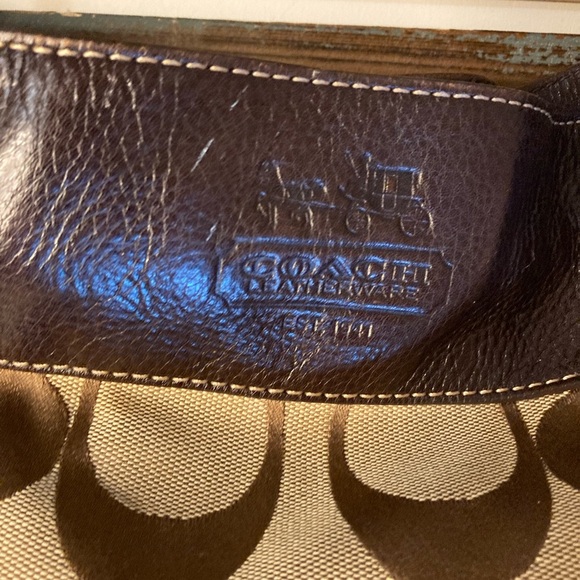 COACH ZOE F12674 signature SHOULDERBAG SATCHEL TOTE - Picture 5 of 11